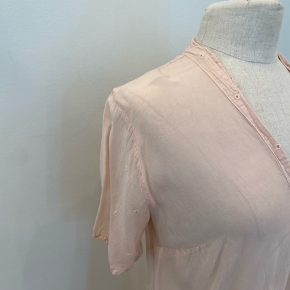 Johnny Was Womens Short Sleeve Melon Tunic w Tonal Embroidery/ Size M - Picture 4 of 10